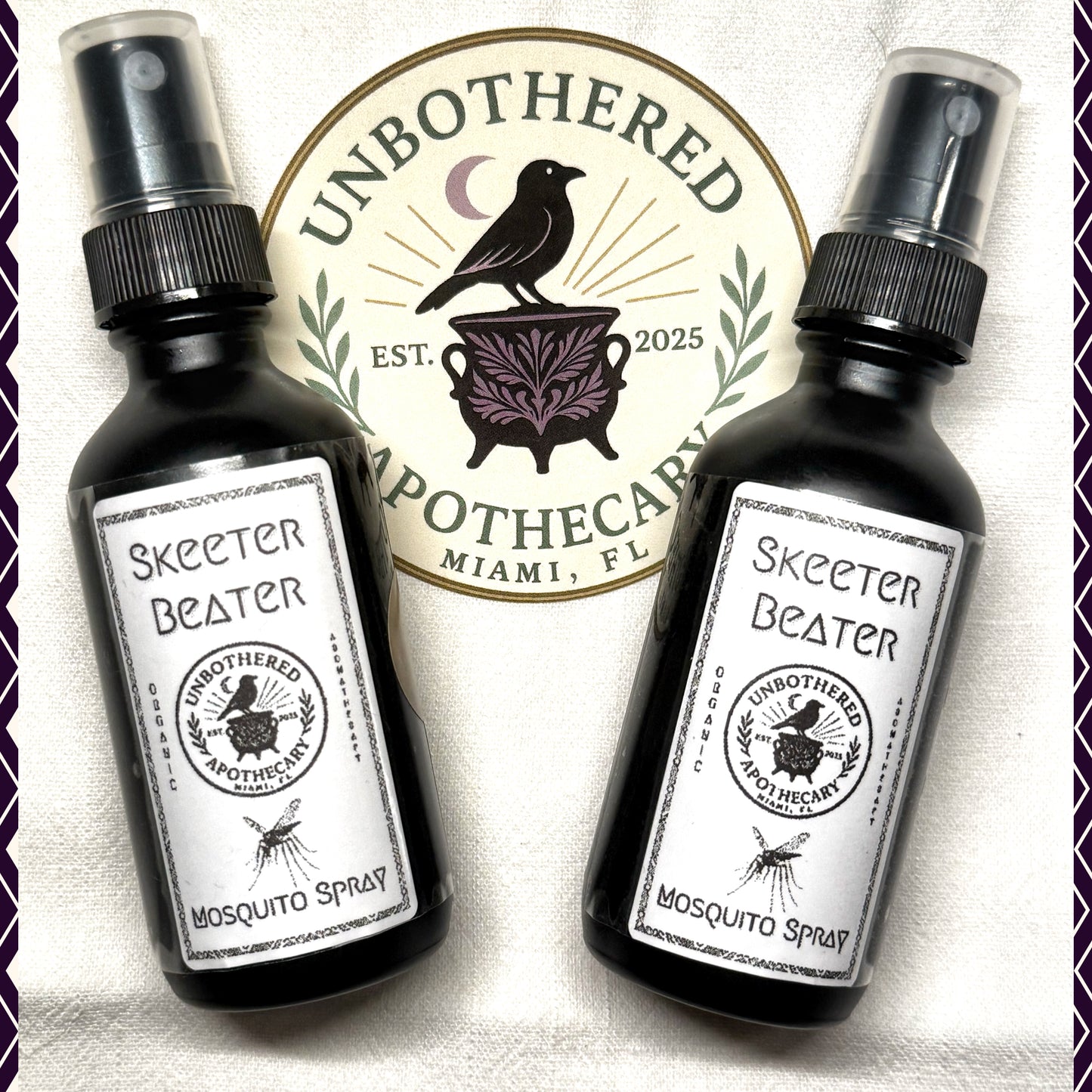 Skeeter Beater Natural Bug Repellant I Citronella, Lemongrass Peppermint 2oz Spray I 100% Organic I Kids Safe I Pet Safe