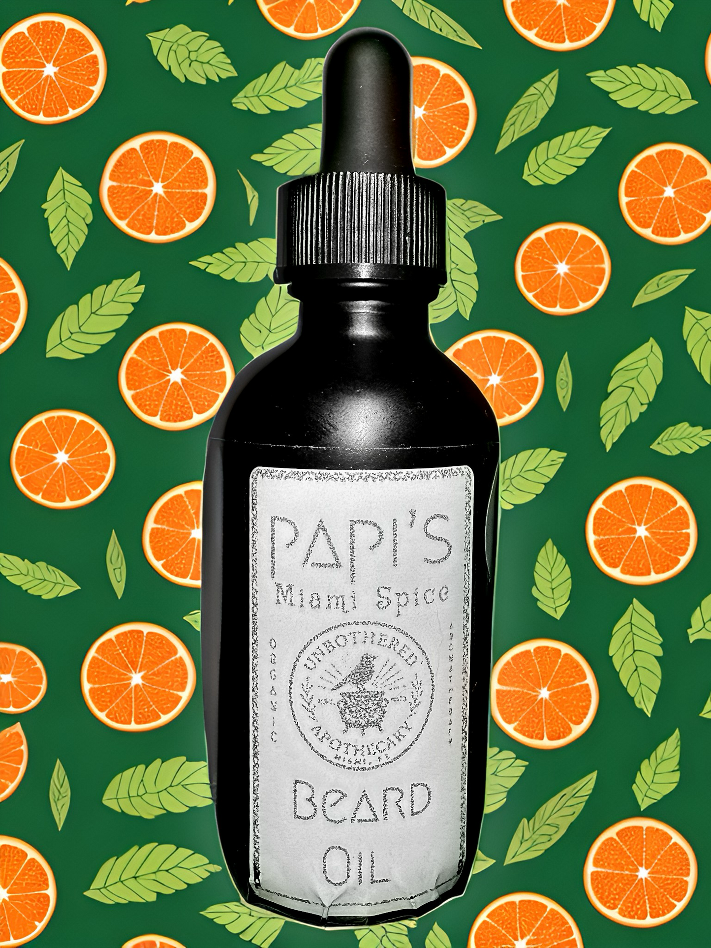 Papi's Beard & Hair Oil I 2oz Bottle I Clean, Style, and Scent Beard, Hair, & Skin I 100% Organic Moisturizing