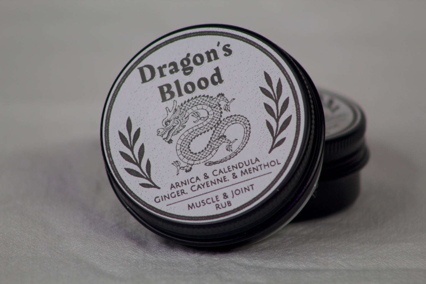 Dragon's Blood Muscle & Joint Rub 1oz Tin I Arnica, Ginger, Cayenne Menthol