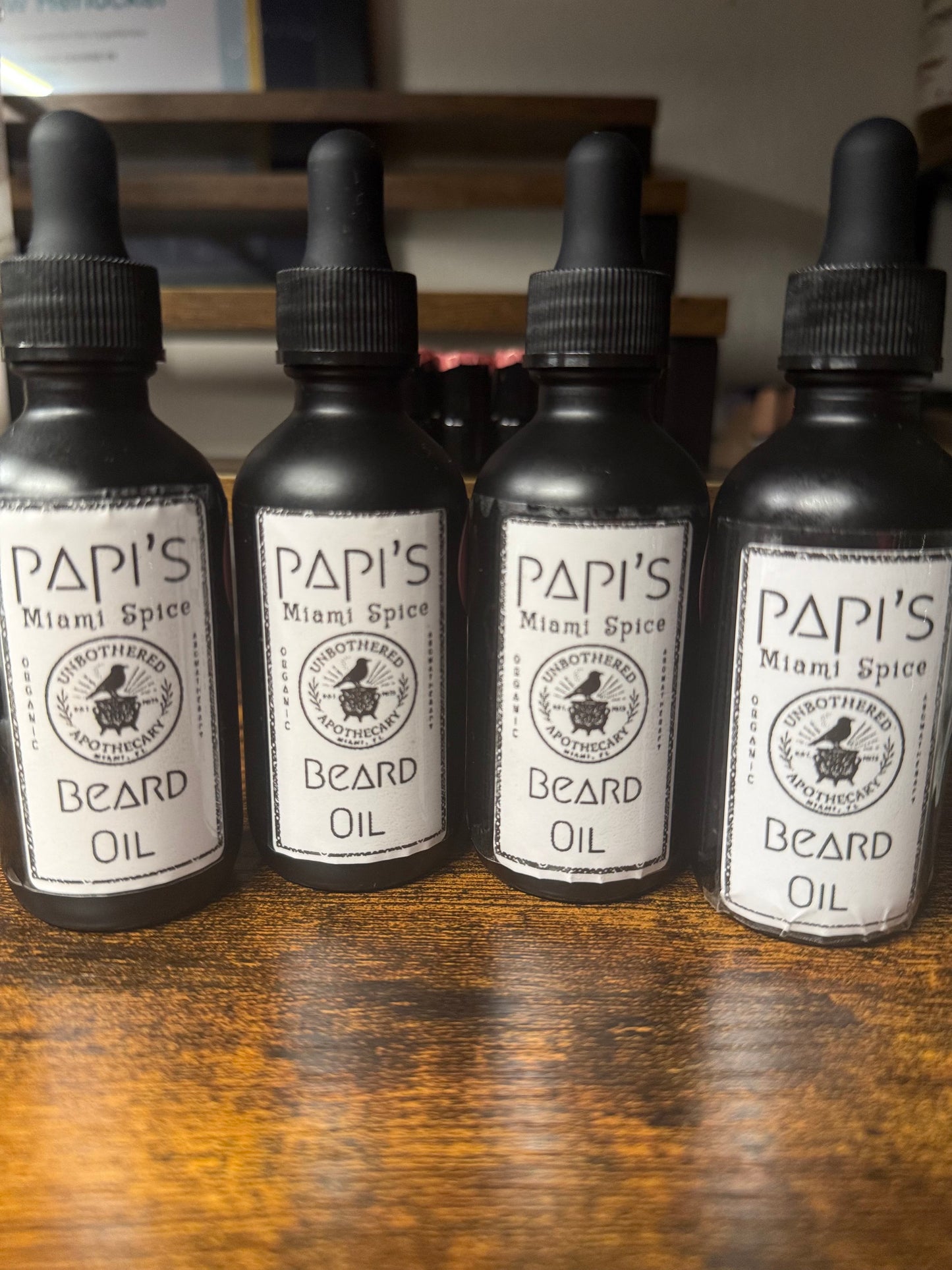 Papi's Beard & Hair Oil I 2oz Bottle I Clean, Style, and Scent Beard, Hair, & Skin I 100% Organic Moisturizing