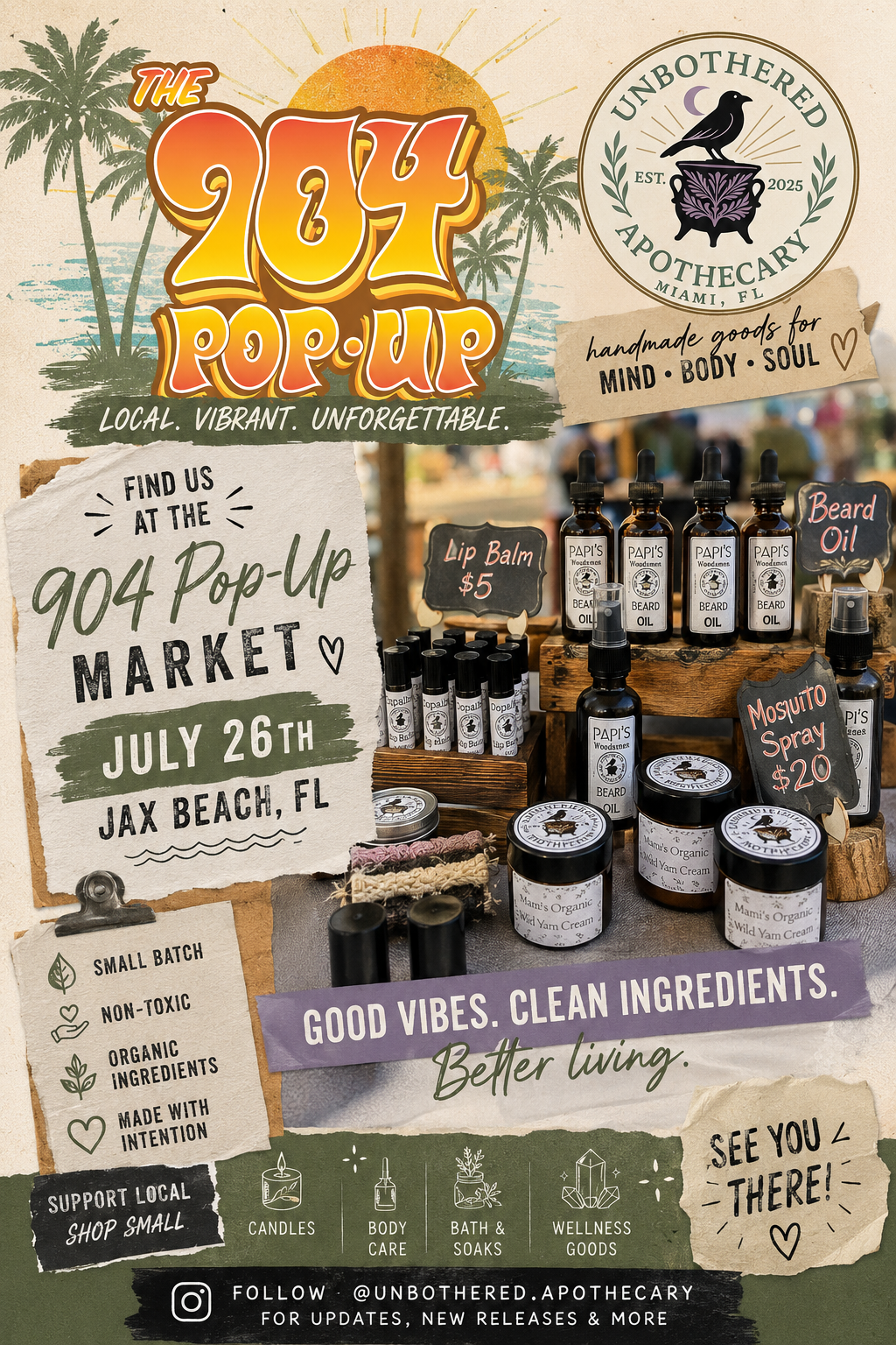 Meet Unbothered Apothecary at 904 Pop Up on July 26