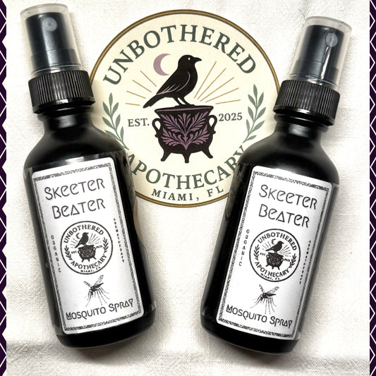 Skeeter Beater Natural Bug Repellant I Citronella, Lemongrass Peppermint 2oz Spray I 100% Organic I Kids Safe I Pet Safe
