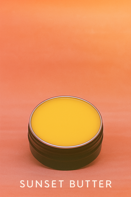 Sunset Butter Post Sun-Skincare | 1oz Tin I Calendula, Shea Butter, Coconut Oil | 100% Organic Moisturizer