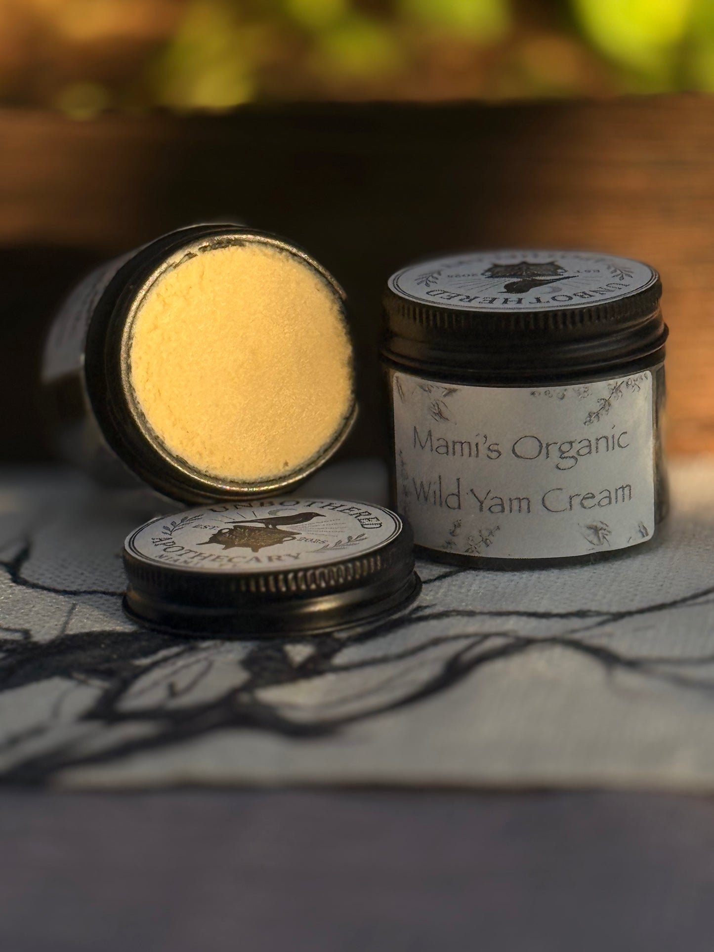Mami's Wild Yam & Chaste Berry Daily Cream 100% Organic 2oz Glass Jar